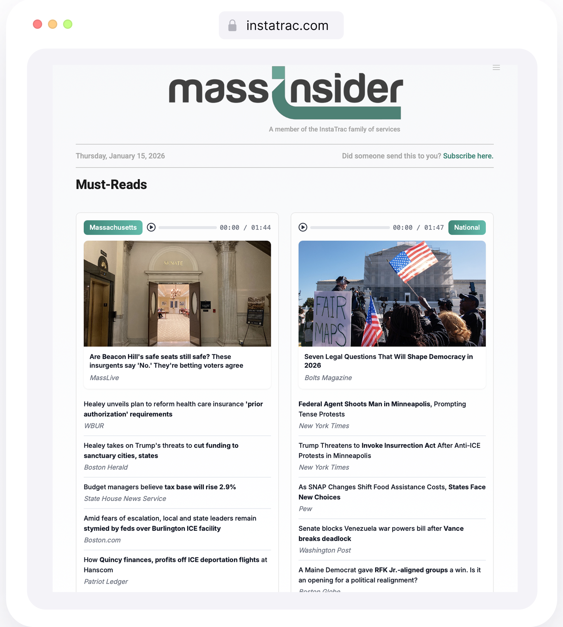 Start your day with Must-Reads