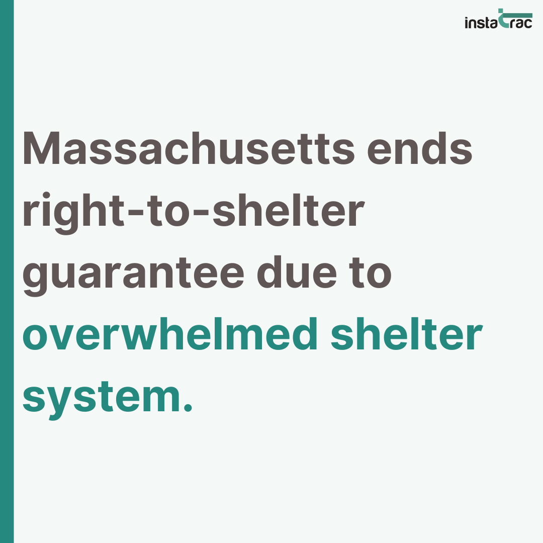 Massachusetts Ends Right-to-Shelter Guarantee Due to Overwhelmed Shelter System